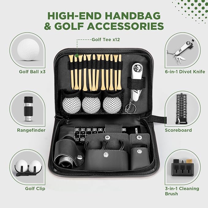 Golf Accessories for Men and Women for Golfers, Accessories Set in Hi-End PU - Image 2