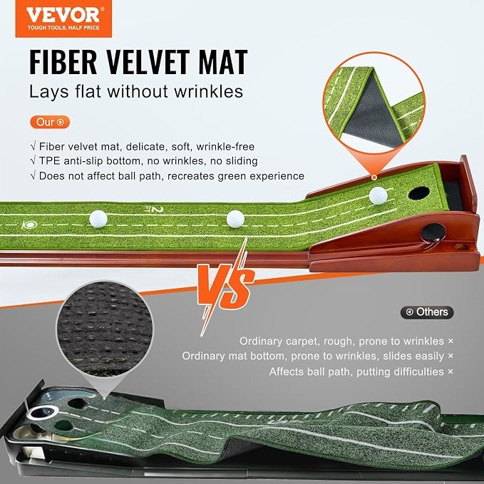 VEVOR Golf Putting Mat, Putting Green Indoor, Putting Matt - Image 2