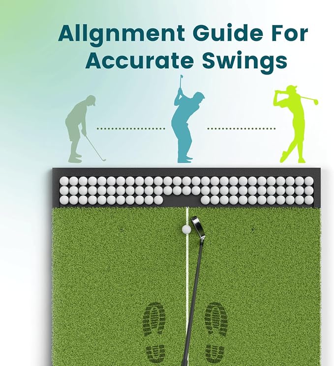 Golf Hitting Mat with Ball Tray, 5x4 / 6x4 ft, 26mm / 31mm Thick, Pro & Elite - Image 6