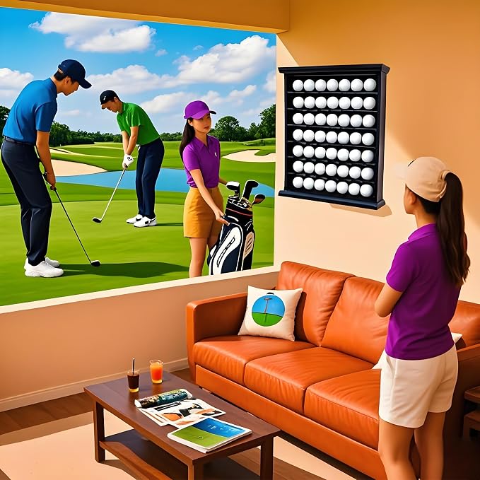 Stylish Golf Ball Golf Ball Display Case - Image 6