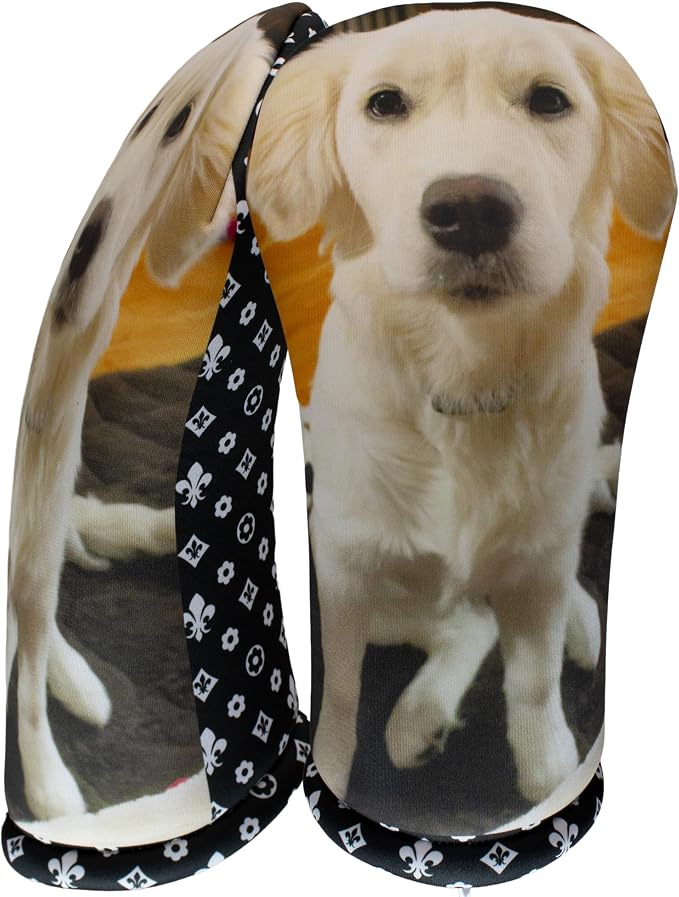 Custom Golf Driver Head Cover for Dogs – Personalized Pet Photo, Name & Text | - Image 5
