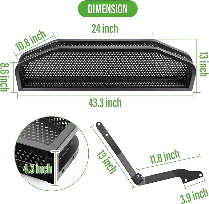 Club Car DS/Precedent Front Cargo Basket Clay Outer Utility - Image 5