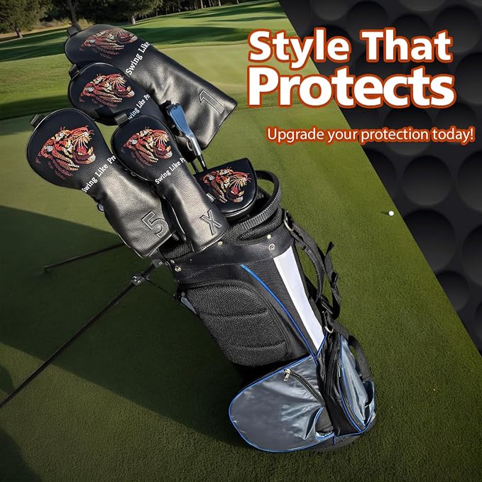 Golf Club Cover for Driver Fairway Wood Hybrid Mallet Putter Cover, Wootfairy - Image 6