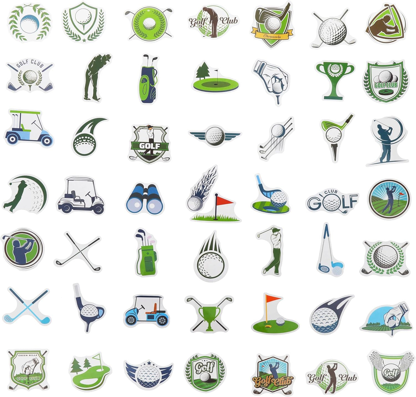 100 Pack Golf Stickers, Golf Party Favors, Birthday Decorations