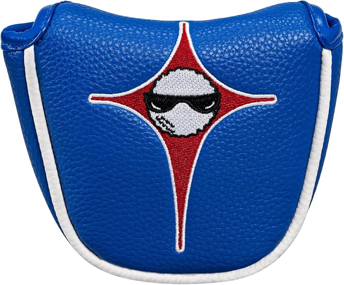 Golf Club Headcover Poker Element Embroidery Design Magnetic Closure Elegant by Unknown