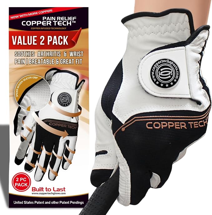 Copper Tech Ladies Golf Gloves Women Right Handed Golfer or Left Handed Golfer by CopperTechSports