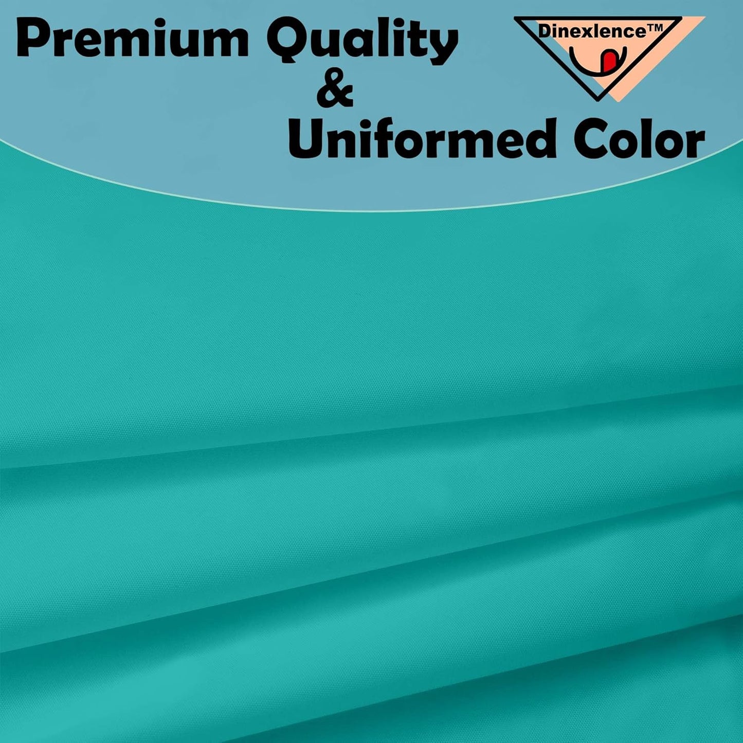 2 Pack Aqua Premium Plastic Tablecloth Rectangle 54 x 108 Inches Reusable Lake Blue Decorative Table Cover for Dining, Wedding, Party, Indoor and Outdoor use