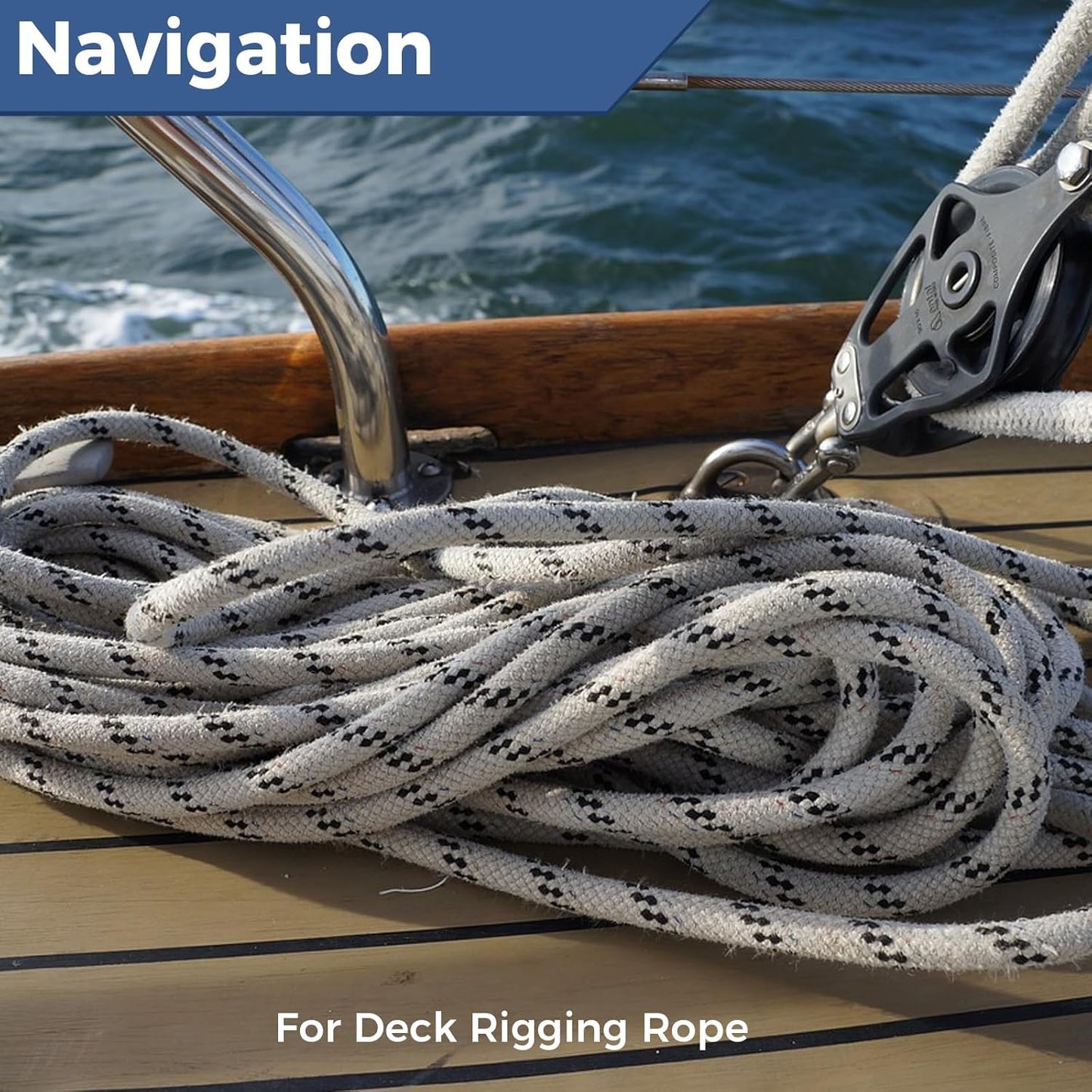 1/2 Inch 150ft Double Braided Polyester Arborist Rope, Heavy Duty Nylon Rope for Anchor, Tree Work, Cargo, Pulling, Sailing(ArmyGreen)