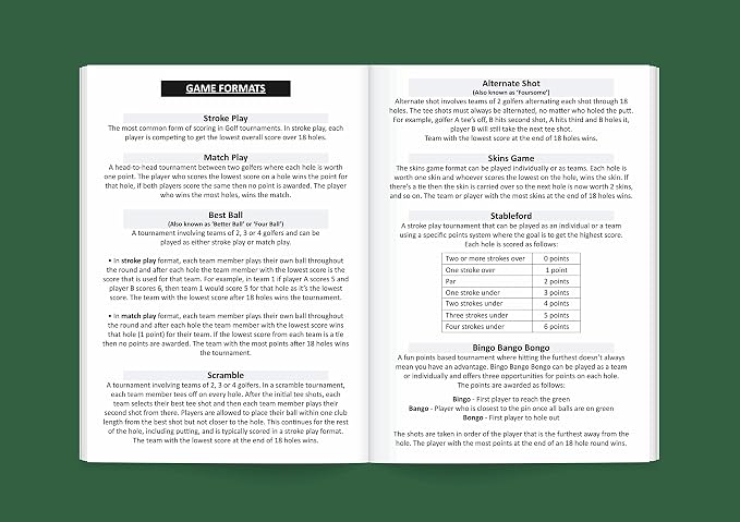 Golf Log Pocket Notebook - Image 5
