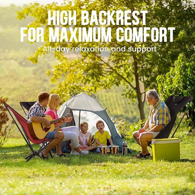 Portable High Back Camping Chair - Image 4