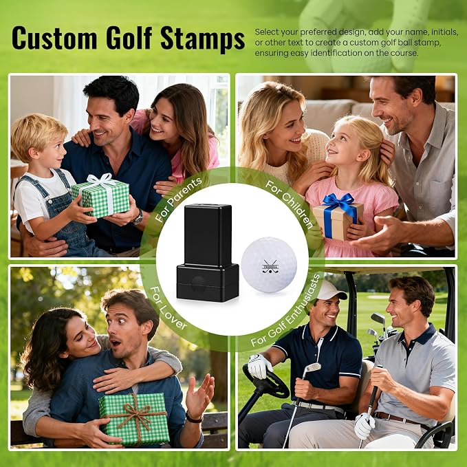 Personalized Golf Ball Stamp, Fast-Dry & Waterproof Ink Golf Ball Marker Stamp - Image 7