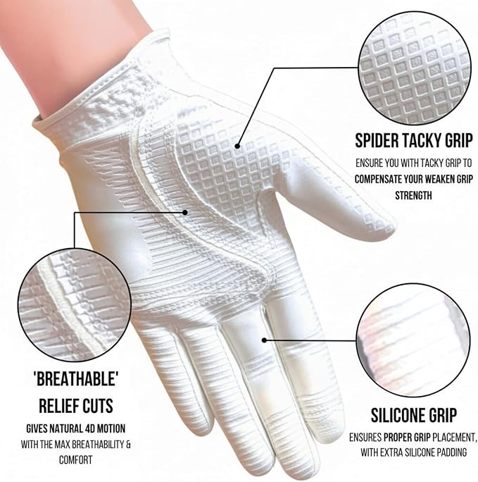 Copper Tech Ladies Golf Gloves Women Right Handed Golfer or Left Handed Golfer - Image 3
