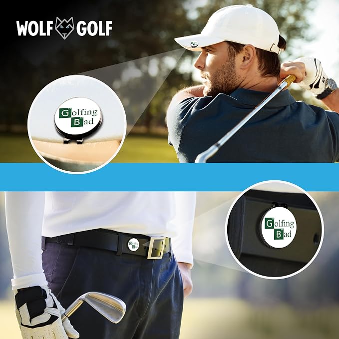 Golf Ball Marker Hat Clip | 3 Pack | Choose Your Golf Gift Set | Golf Marker - Image 3