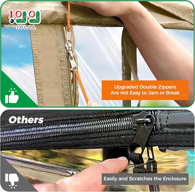 10L0L Universal Golf Cart Enclosure Compatible - Image 5