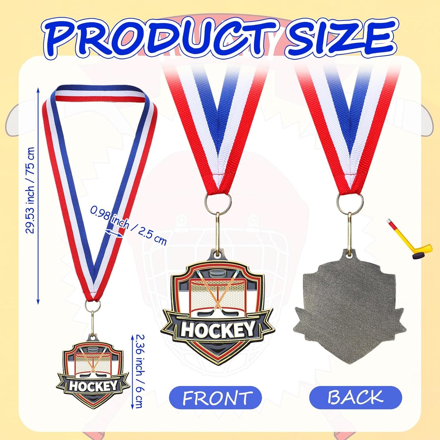 10/20 /30/40 Pcs Award Medals Bulk Sports Medals with Neck Ribbons 2.4 Inch Winner Award Trophy Prize Gift for Sports Themed Party Favors Tournaments School Match