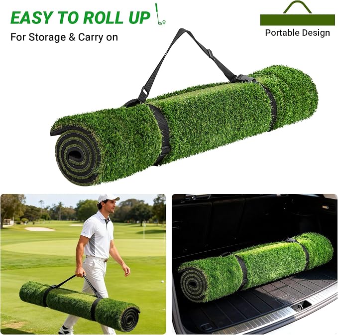 5x4 ft Premium Dual-Turf Golf Mat - Image 6