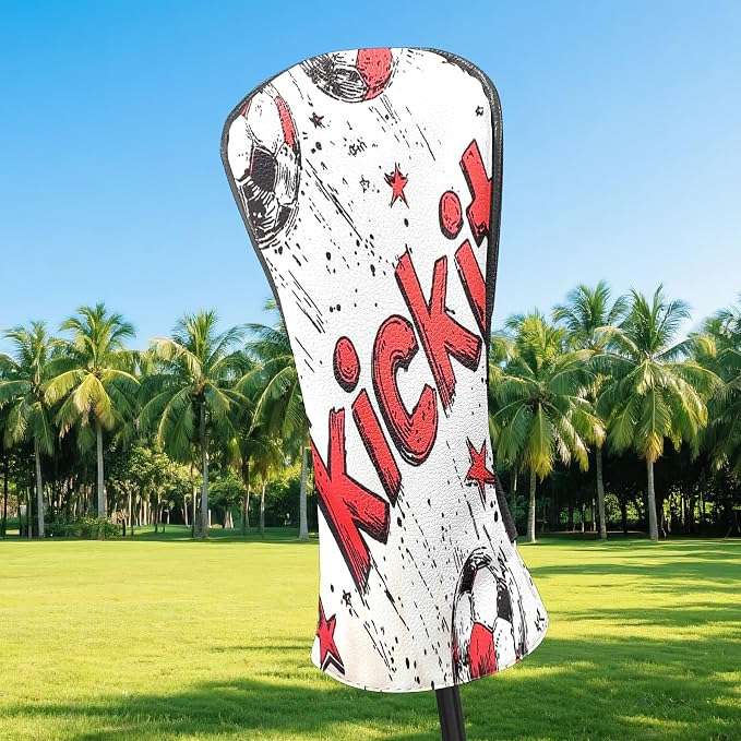 Premium Leather Golf Club Headcovers, - Image 2