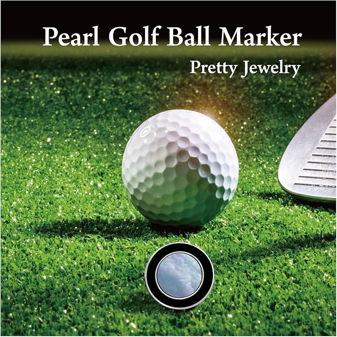Golf Ball Marker Hat Clip with Pearl Ball Marker, Golf Gifts, Golf Accessories - Image 5