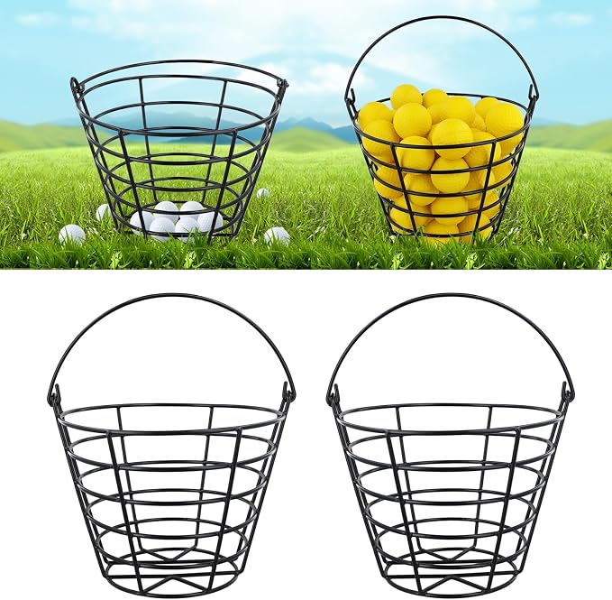 Roykaw Golf Ball Basket Bucket Container by Roykaw