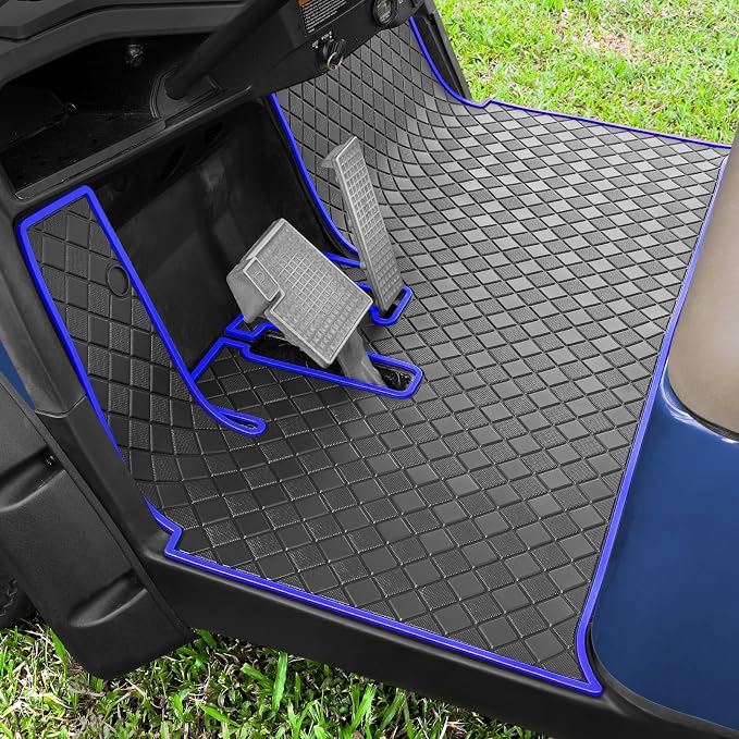Golf Cart Floor Mat for Yamaha, Customize Non-Slip Full Coverage Liner Matt by RIZINKART