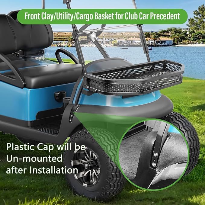 Club Car DS/Precedent Front Cargo Basket Clay Outer Utility - Image 3