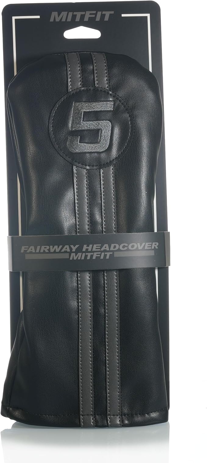 Single Headcover, Easy Slip-On Easy-Off Golf Club Head Cover, Fleece Lined by MitFit