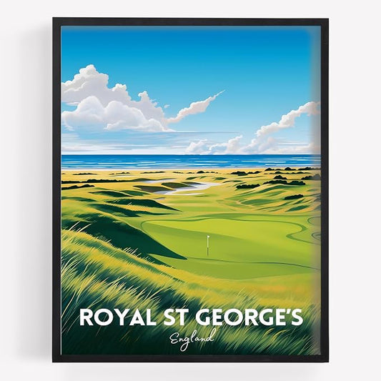 Golf Course Premium Giclee Fine Art Prints by VintBo