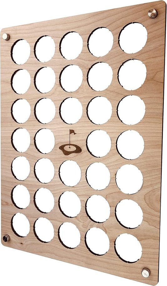 Torched Golf Ball Display Holder Collector’s Case Holds 39 Golf Balls Wall by TorchedProducts