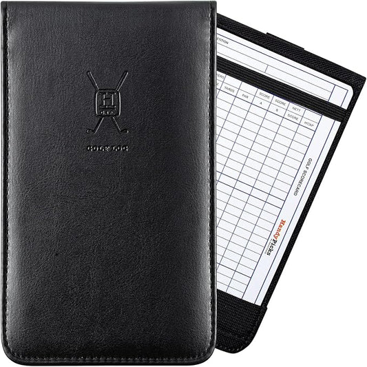 Handy Picks Leather Golf Scorecard Holder | Yardage Book Cover | Scorecard n by HandyPicksGolf