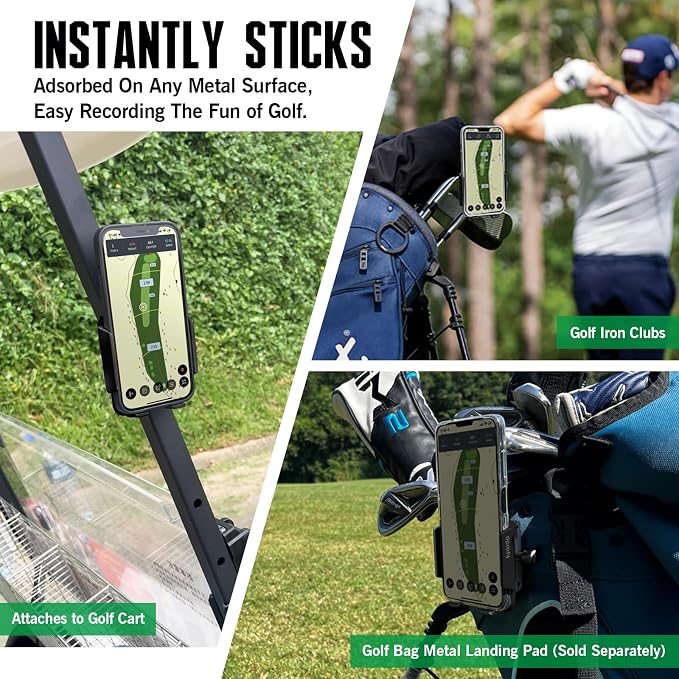 Dprofy Strong Magnetic Golf Phone Holder Golf Cart Phone Mount Golf Accessories - Image 5