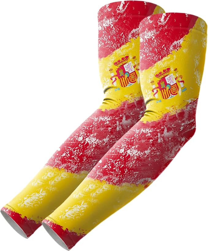 Flag Arm Sleeves, Cooling Sun Protection Compression by Cyperock