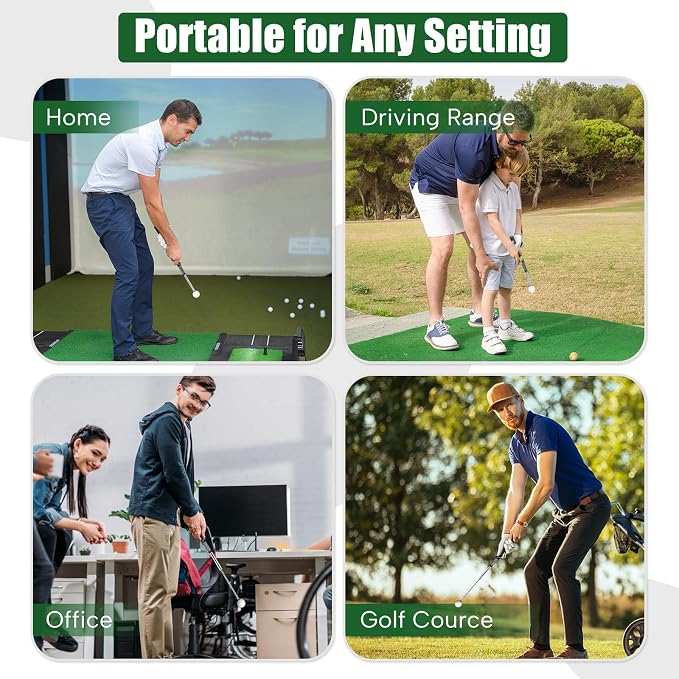Retractable Golf Swing Training Aid, Golf Grip Trainer - Image 6