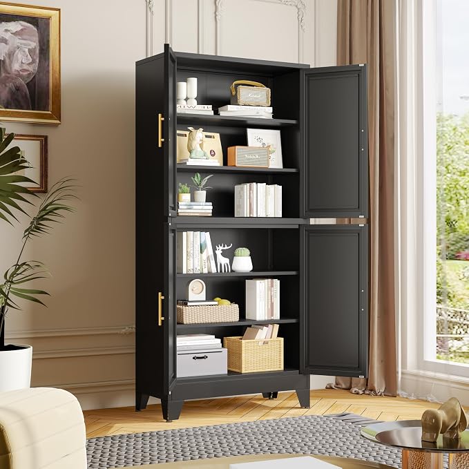 75" H Tall Kitchen Pantry Cabinet, Pantry Storage - Image 7