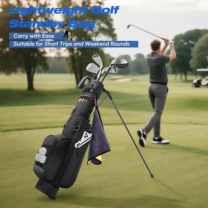 Golf Stand Bag Fit Up to 7 Clubs, Compact Design - Image 7
