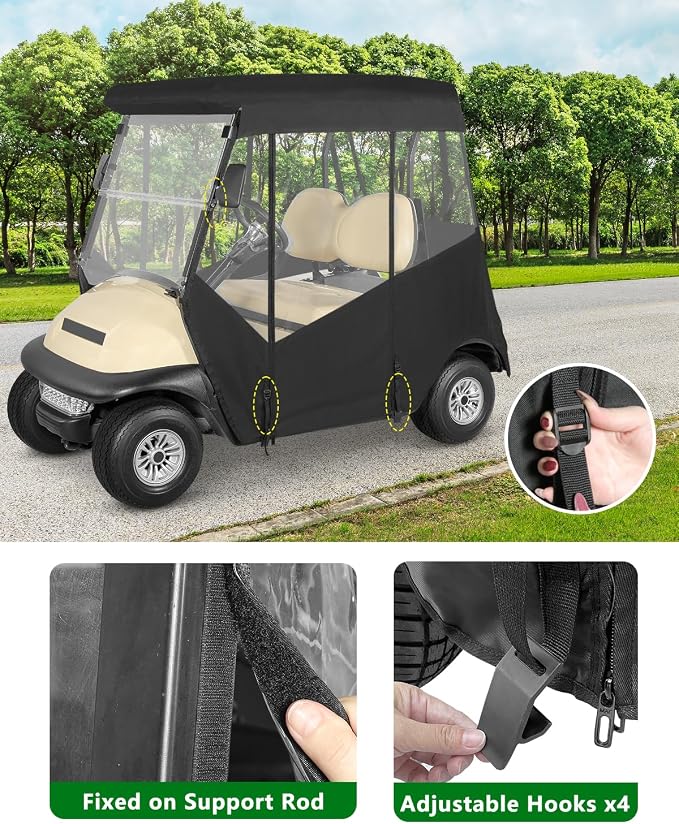 Golf Cart Enclosure 2 Passenger - Image 5