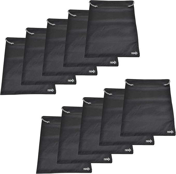 Cosmos 10 Pcs Travel Shoe Bags Shoe Organizer Pouch Storage String Bags by Unknown
