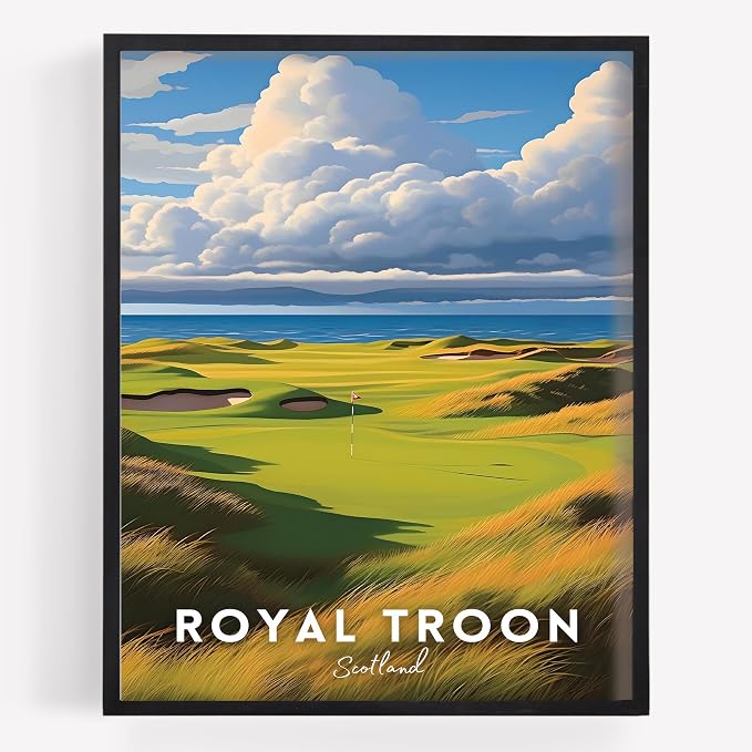 Golf Course Premium Giclee Fine Art Prints by VintBo
