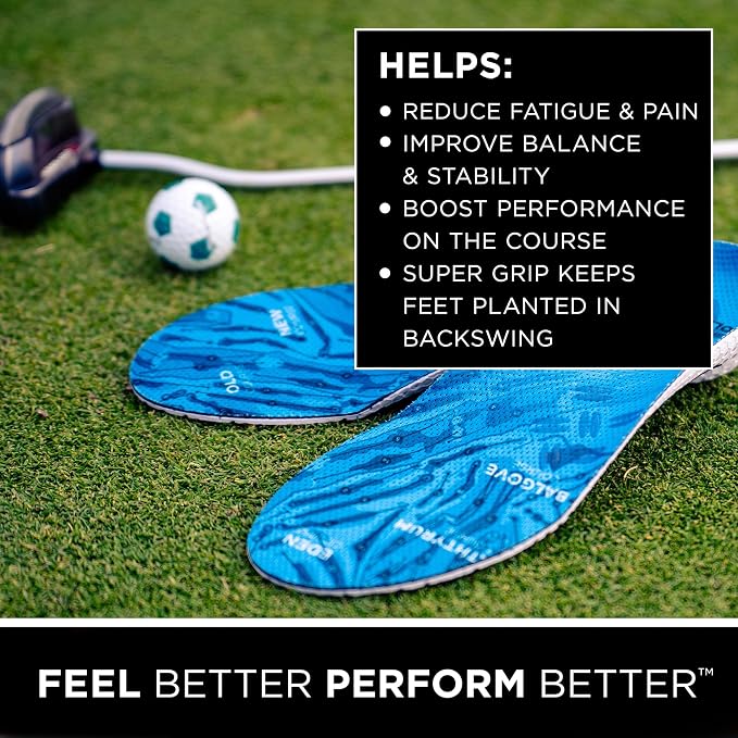 CURREX GolfPro Insoles for Golf Shoes – Arch Support Inserts to Improve Balance - Image 2