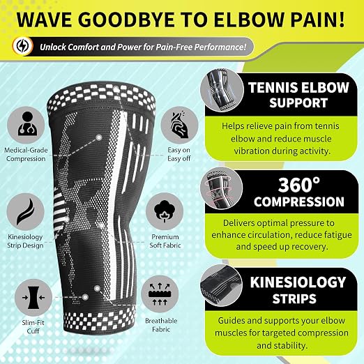 BLITZU Elbow Compression Sleeve - Image 5