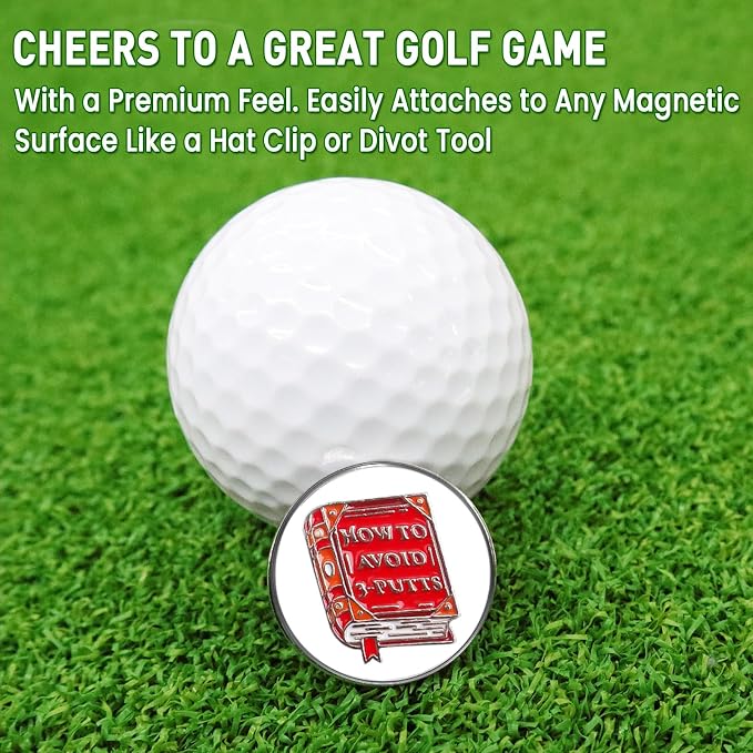 Amy Sport Golf Ball Markers Assorted Patterns Fits All Magnetic Golf Tools - Image 4
