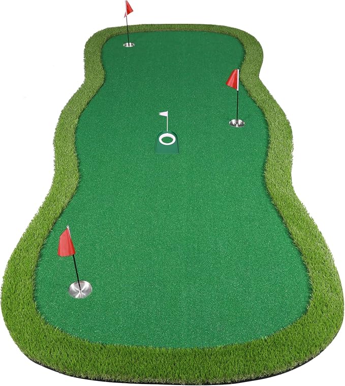 Golf Putting Green, Practice Putting Green Mat, Large Professional Golfing by CHRIIENA