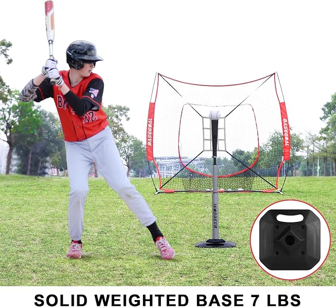 Baseball & Softball Batting Tee, Portable Hitting Tee, - Image 6