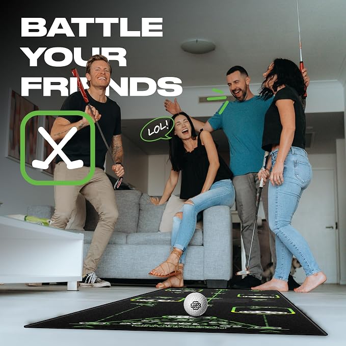 Back 2 Basics 10ft Golf Putting Mat - Image 3