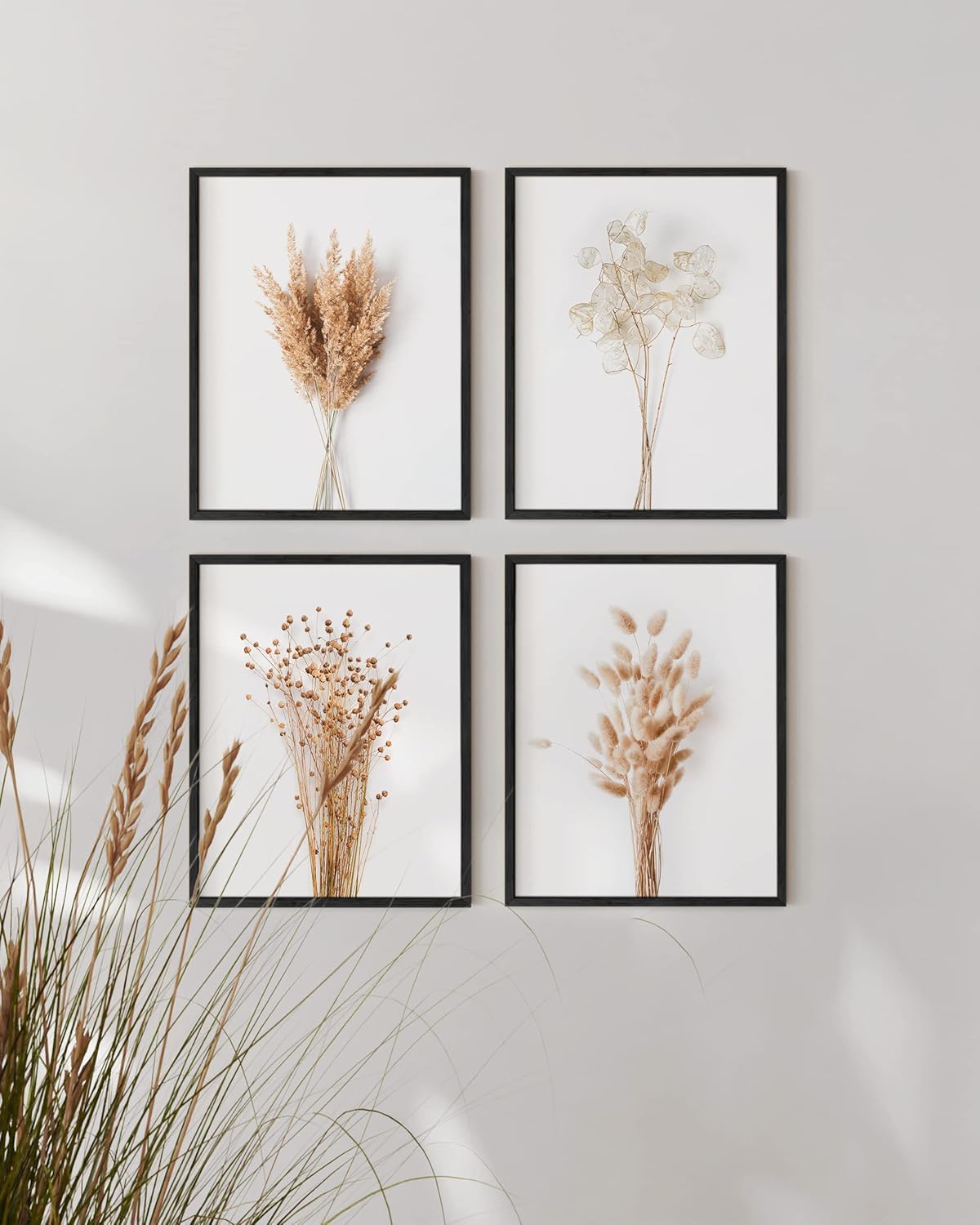 HAUS AND HUES Brown Plant Set of 4-16x20