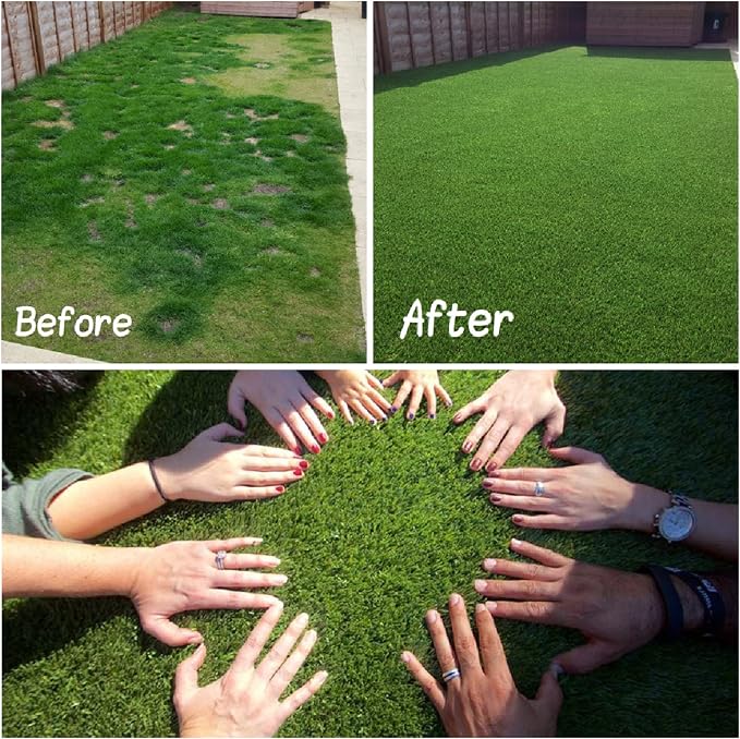 Artificial Grass Turf, 6ft x 61ft Indoor Outdoor Fake Astroturf Rug Carpet Mat - Image 8