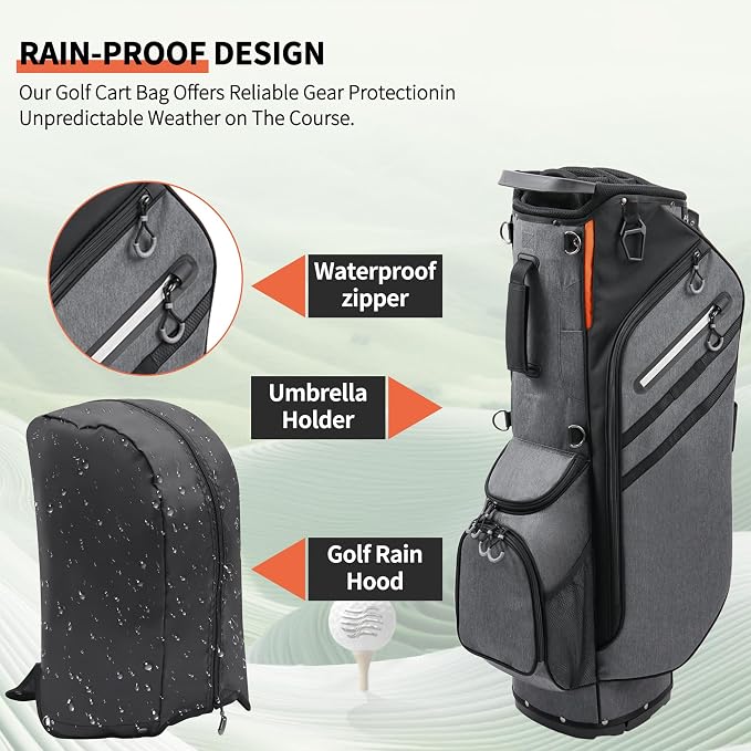 Golf Stand Bag 14 Way Full-Length Dividers - Image 5