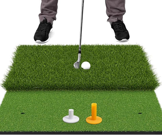 SAPLIZE Foldable Heavy-Duty Golf Hitting Mat by Smartactionsmartplay
