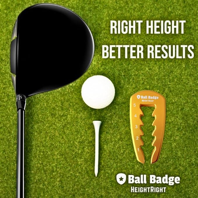 Ball Badge HeightRight Adjustable Golf Tee Height Tool – Precision Tee Height - Image 8