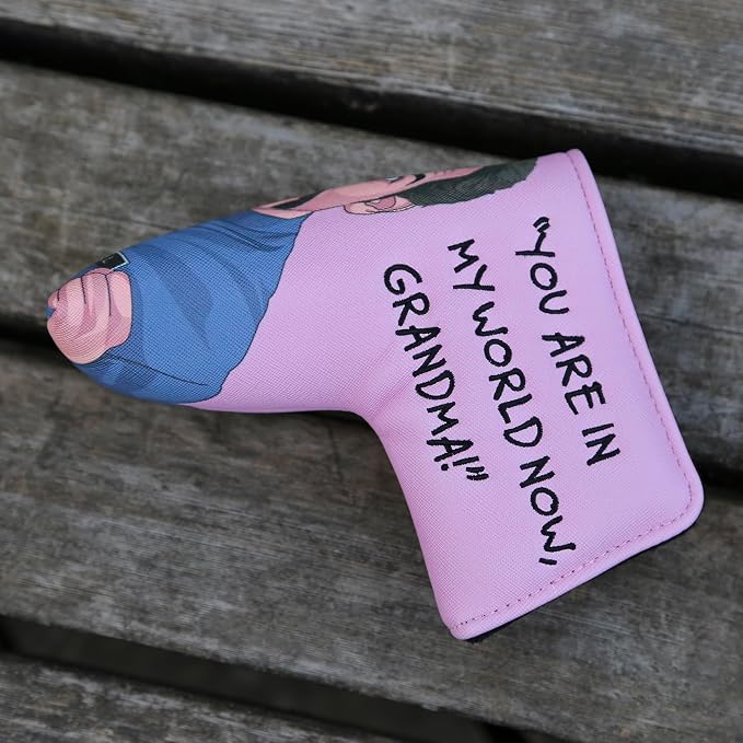 Golf Club Headcover, Funny Driver Head Cover, Mallet Blade Putter Head Cover - Image 5