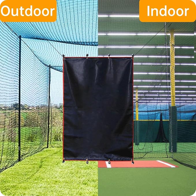 Gagalileo Batting Cage Backstop: Heavy-Duty Padding Vinyl Target - Image 5